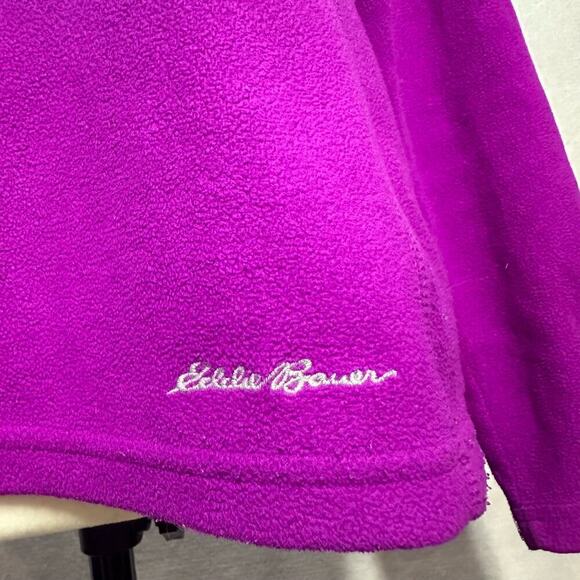 Eddie Bauer | Purple Half Zip Up Sweater | Purple | M - Picture 6 of 8